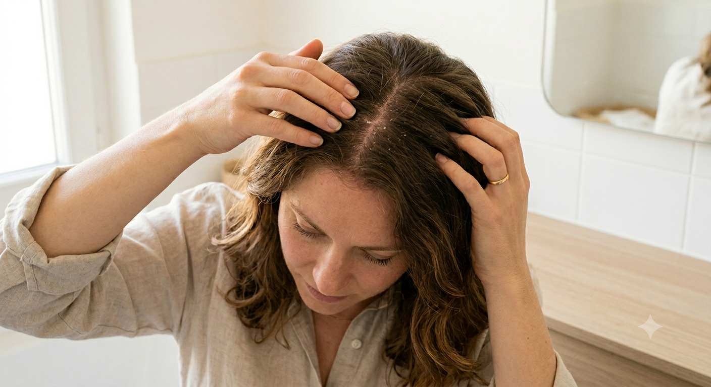 Cuir chevelu qui gratte et pellicules : causes et solutions